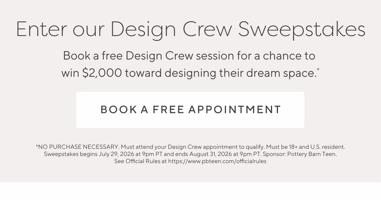 Design Crew Sweepstakes