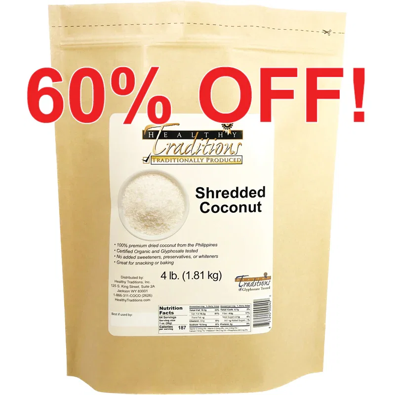 Image of Shredded Coconut - 4-lb Bag