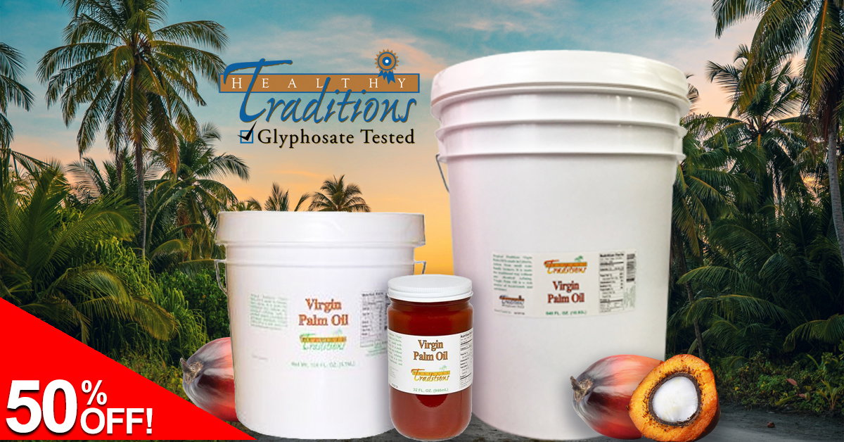 50% OFF Virgin Red Palm Oil