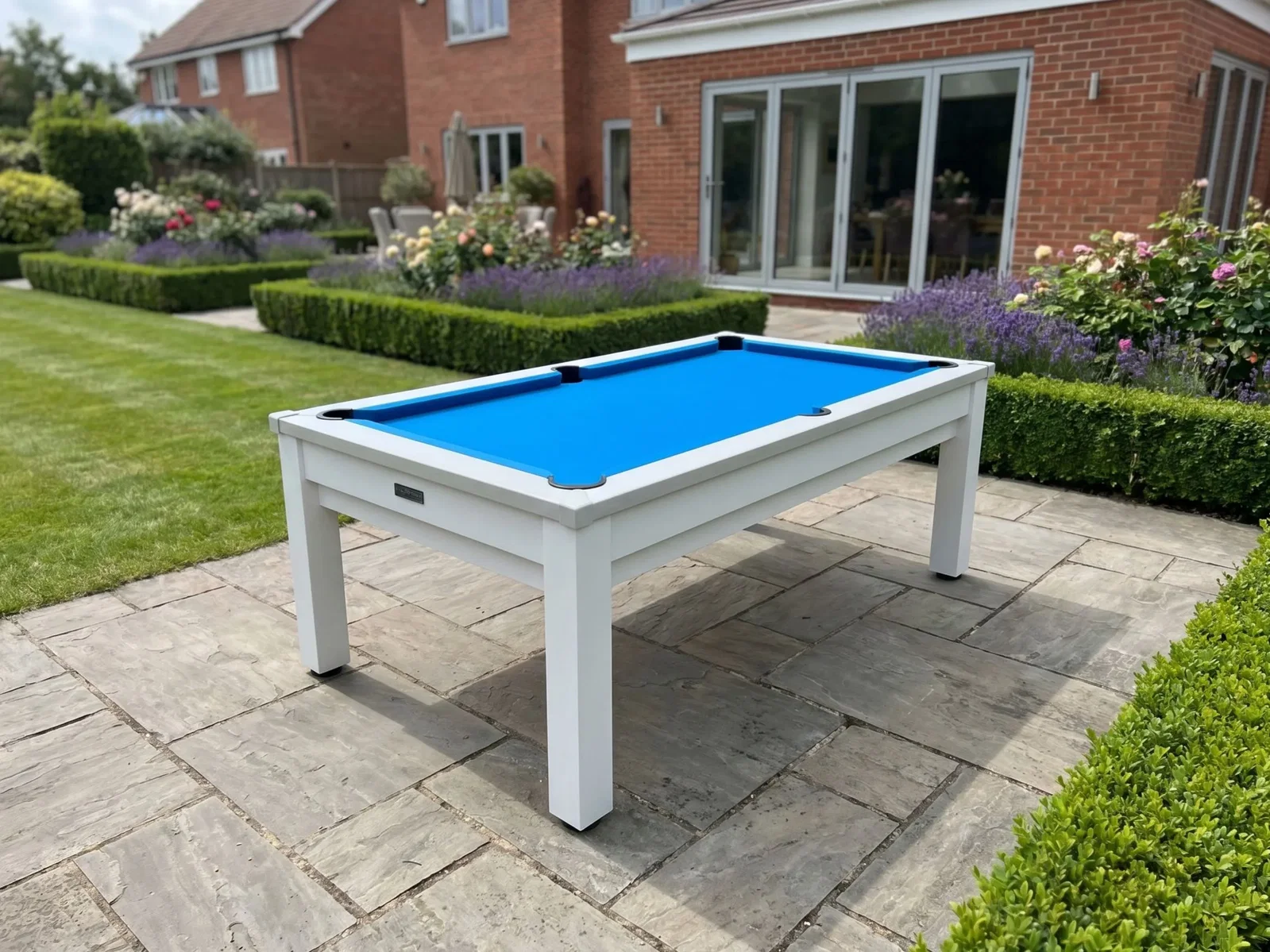 Image of Outdoor Games Diner Table | Grey & White | August Offer