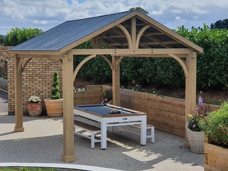 Image of Cedar Gazebo 4.2m x 3.6m | FSC® Certified | August Offer