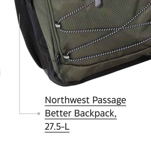 Northwest Passage Better Backpack, 27.5-L.