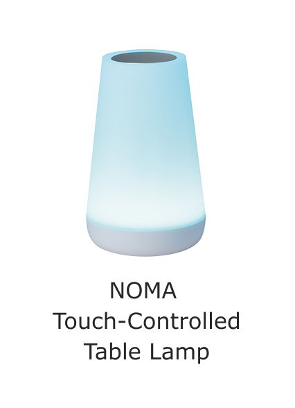 NOMA Touch-Controlled Table Lamp.