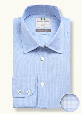Blue Mini Check BC Classic Fit Shirt