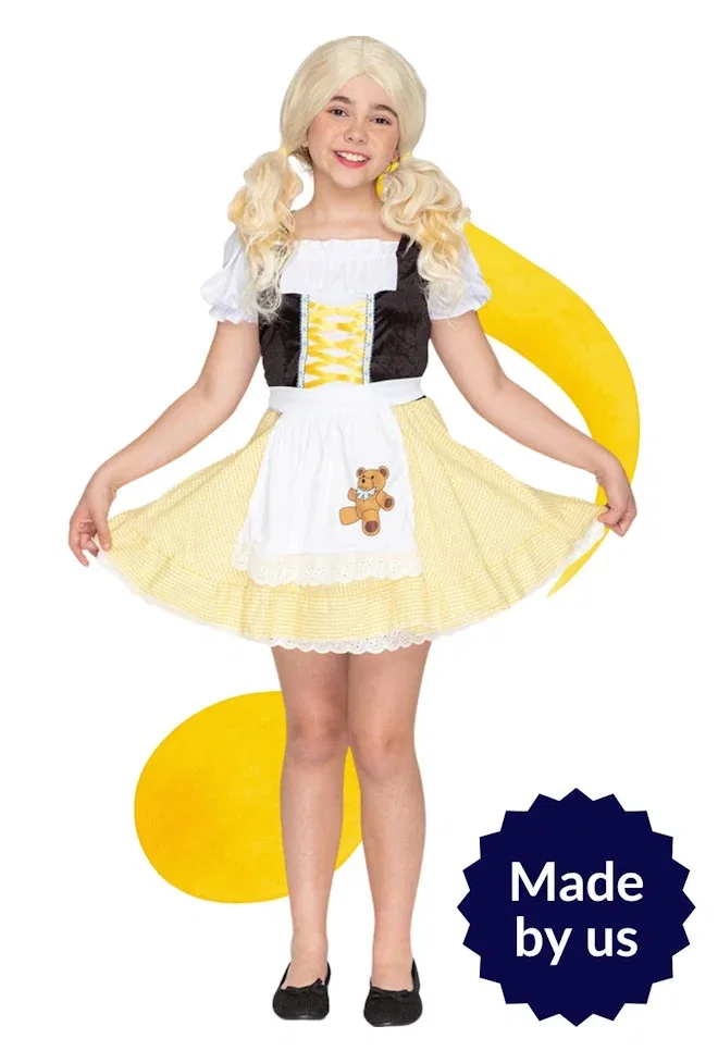 Storybook Goldilocks Deluxe Girls Book Week Costume