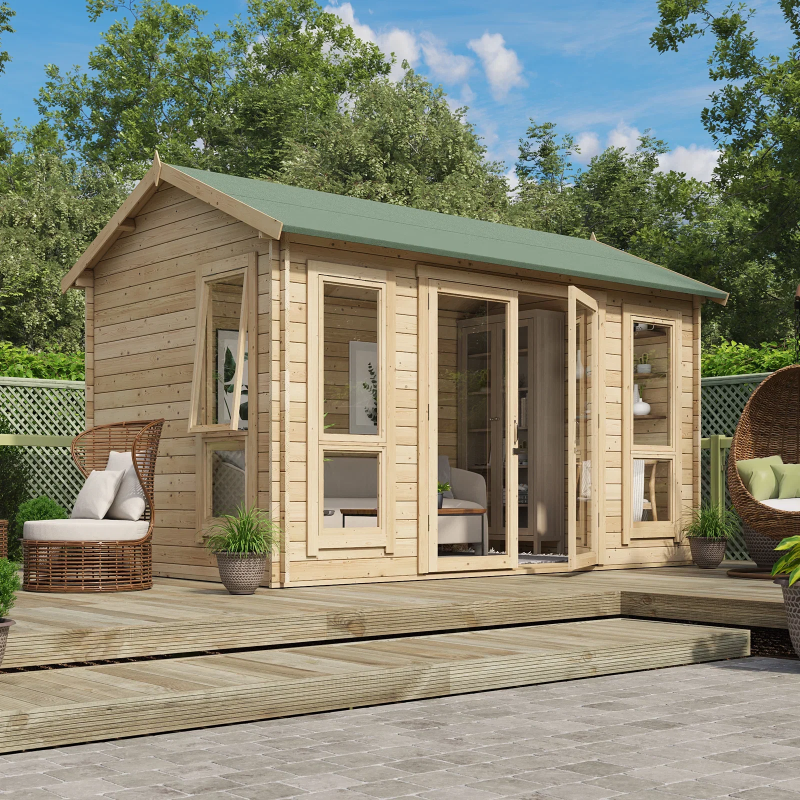 Image of BillyOh Darcy Log Cabin Summerhouse