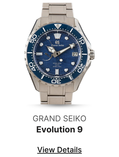 Pre-Owned Grand Seiko Evolution 9 Collection Ref SLGA023 Blue Dial