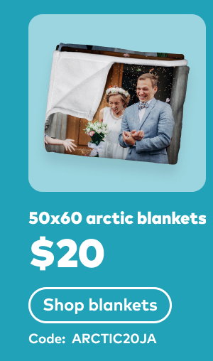50x60 arctic blankets $20. Code: ARCTIC20JA. Shop blankets.