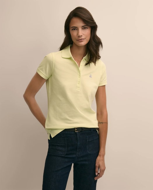 Image of Supima® Cotton Pique Polo Shirt