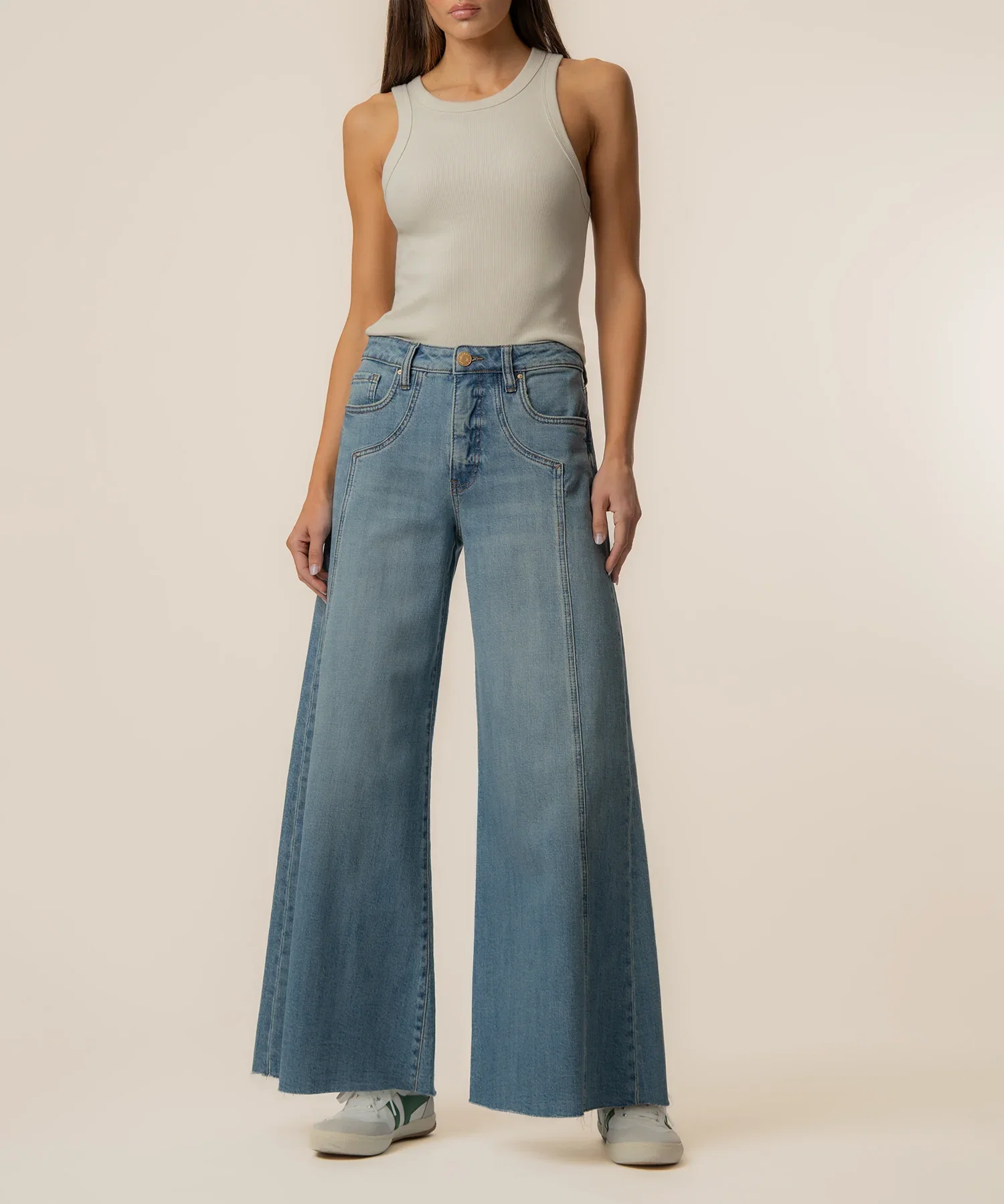 Image of Blake High Rise Super Wide Leg, Exclusive in Wishfulness Wash