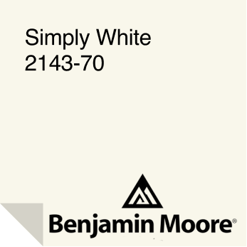 Benjamin Moore  Simply White Paint Sample 2143-70