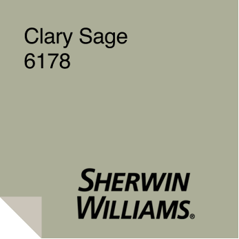 Sherwin-Williams  Clary Sage Paint Sample 6178