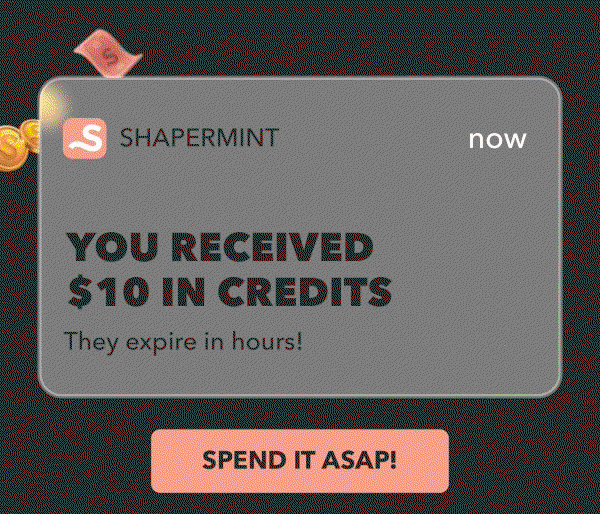 You Received $10 in Credits
