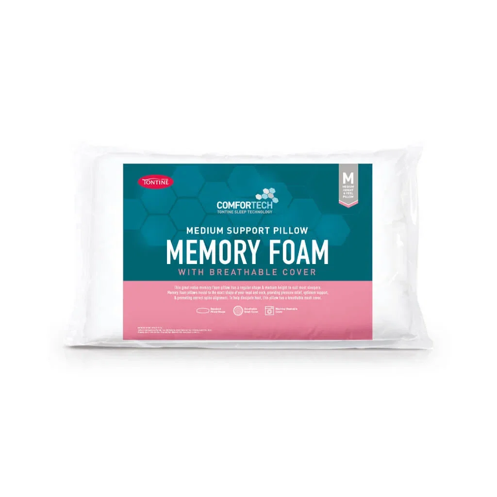 Image of Comfortech Memory Foam Pillow - Medium