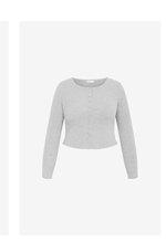 Shop the Lily Button Through Rib Top