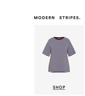 Shop the Claire Stripe Oversized Tee
