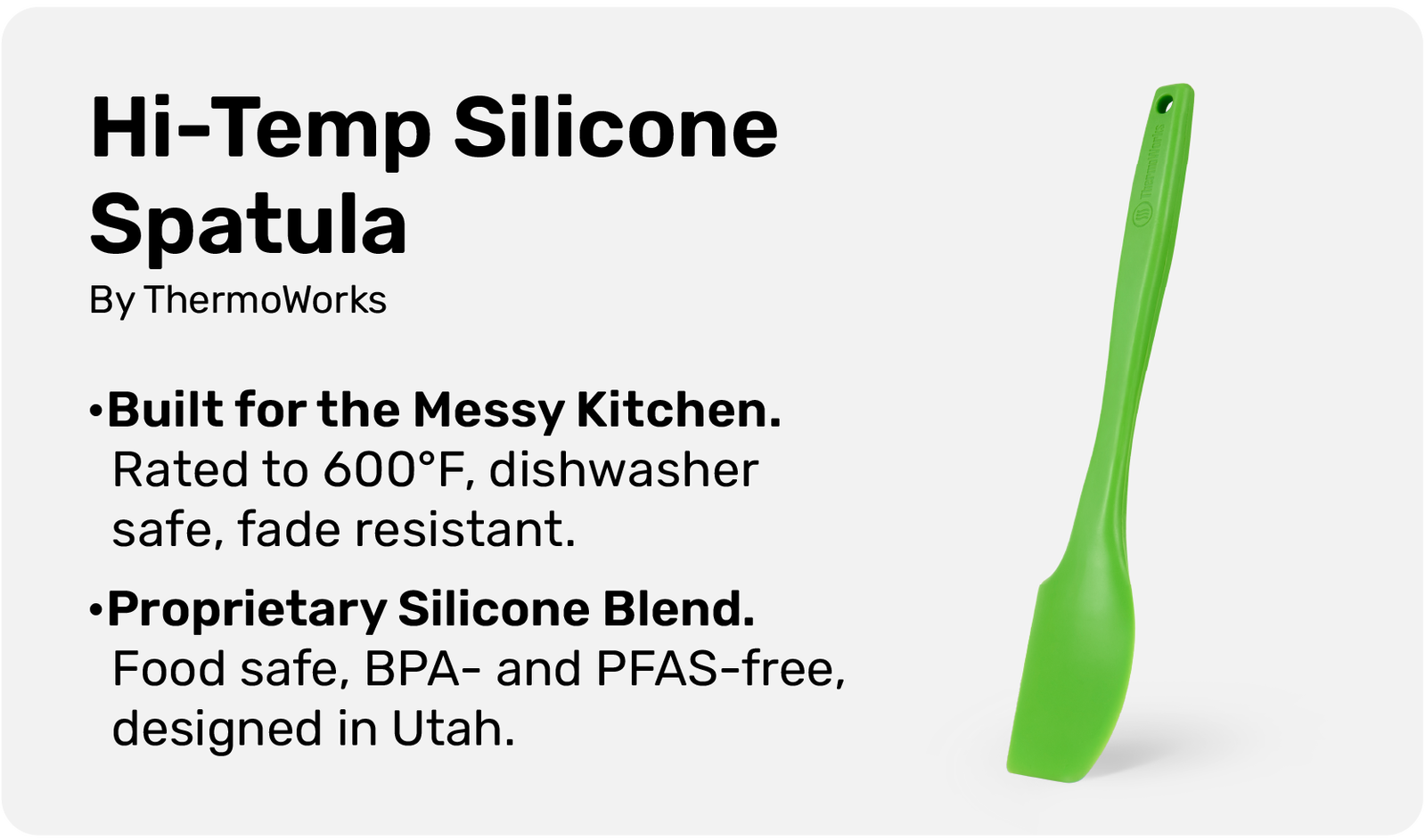 Hi-Temp Silicone Spatula