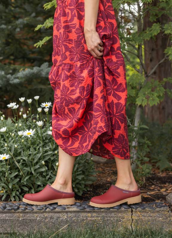 Brick Red Billie Clog