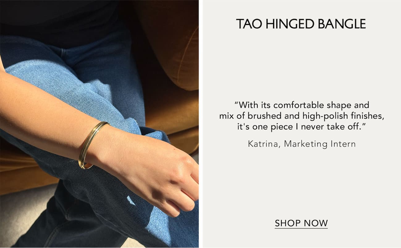 Tao Hinged Bangle.