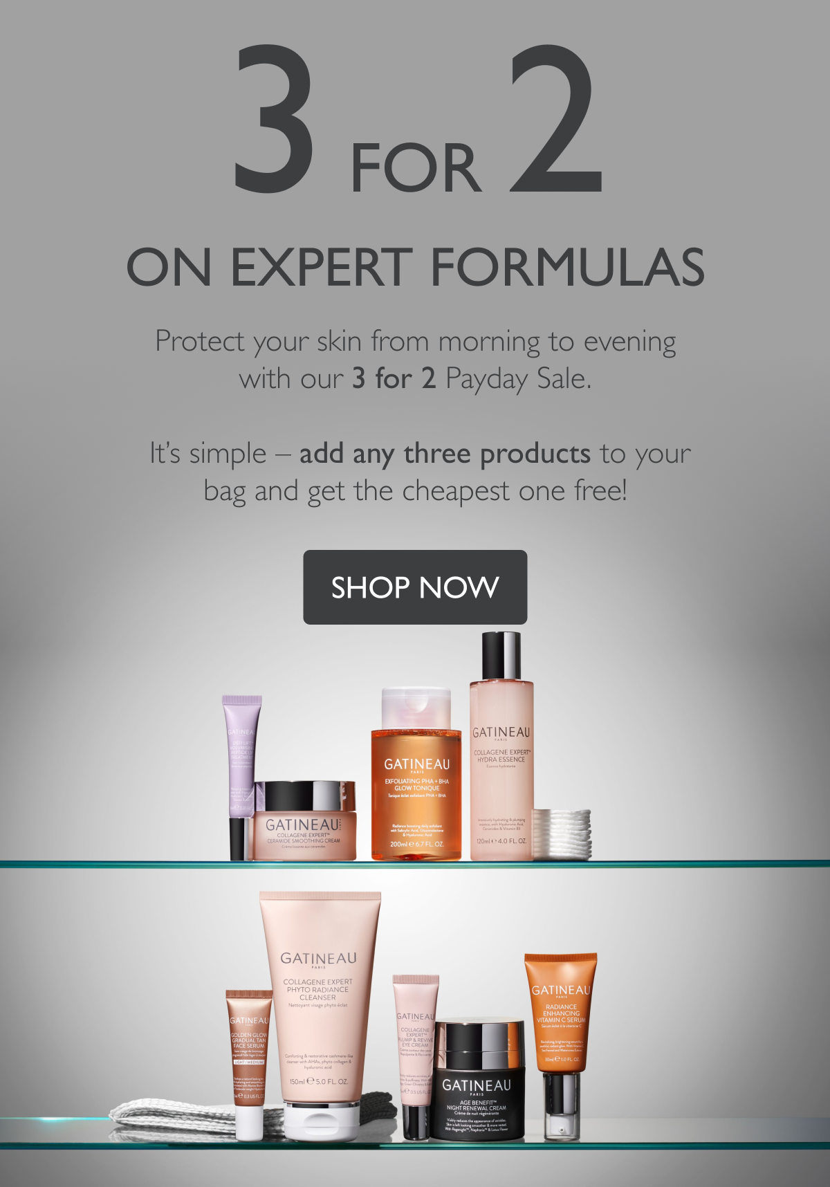 3 for 2 Payday Sale