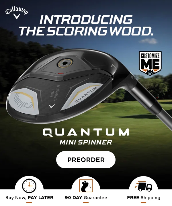 Introducing The All-NEW Callaway Quantum Mini Spinner - PREORDER NOW!