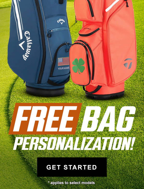 FREE Personalization On Golf Bags - Shop NOW!