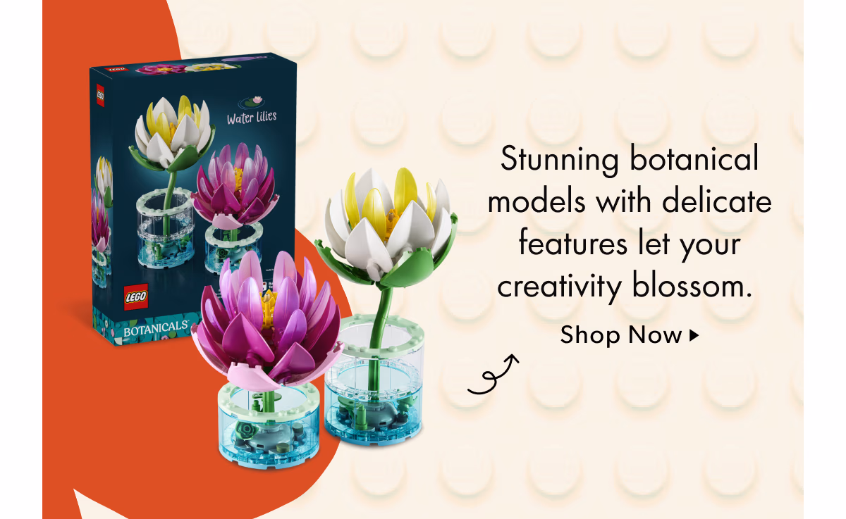 Stunning botanical models with delicate features let your creativity blossom.