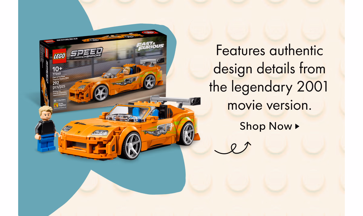 Features authentic design details from the legendary 2001 movie version.