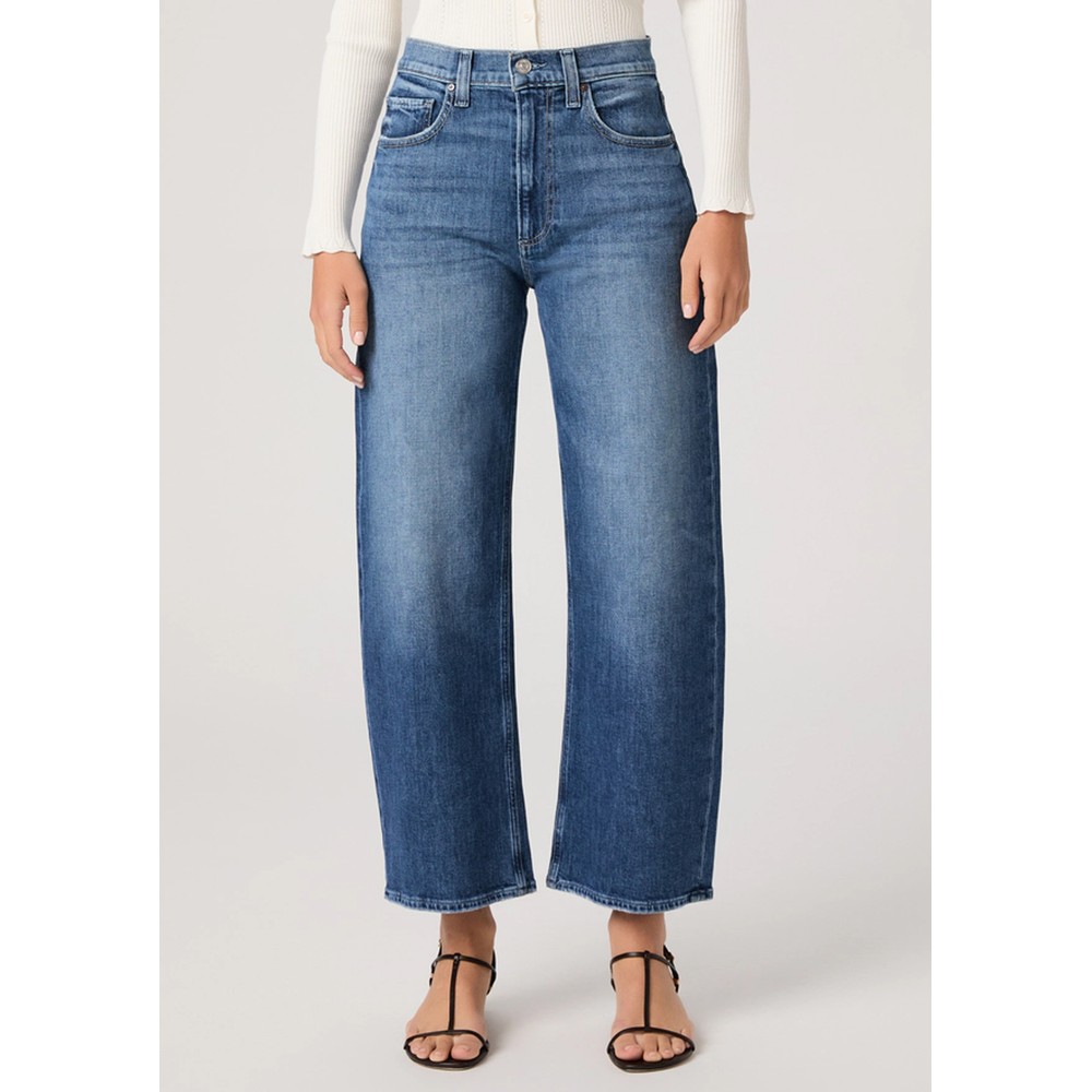 Image of Arellia Ankle Barrel Leg Jean - Stoneview
