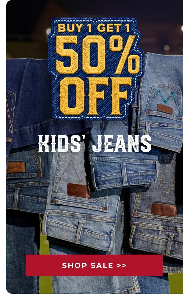 BUY 1 GET 1 50% OFF KIDS JEANS