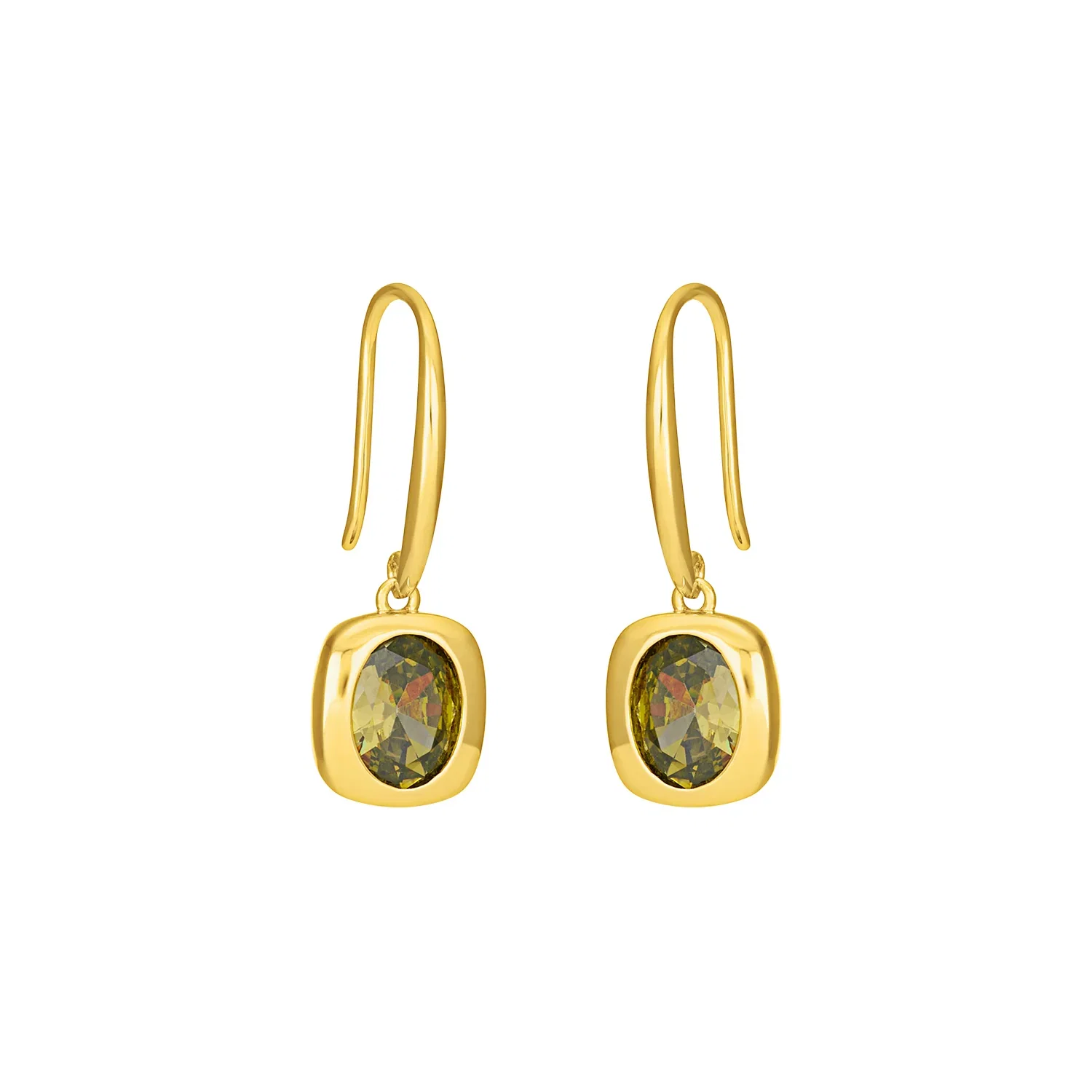 Image of AUDRINA PERIDOT EARRINGS
