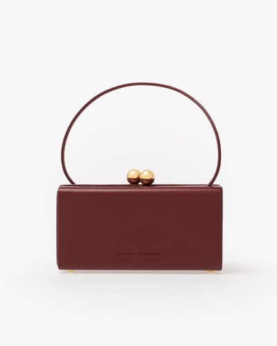 Mimi Leather Top Handle Bag