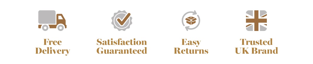 Free Delivery | Satisfaction Guaranteed | Easy Returns | Trusted UK Brand