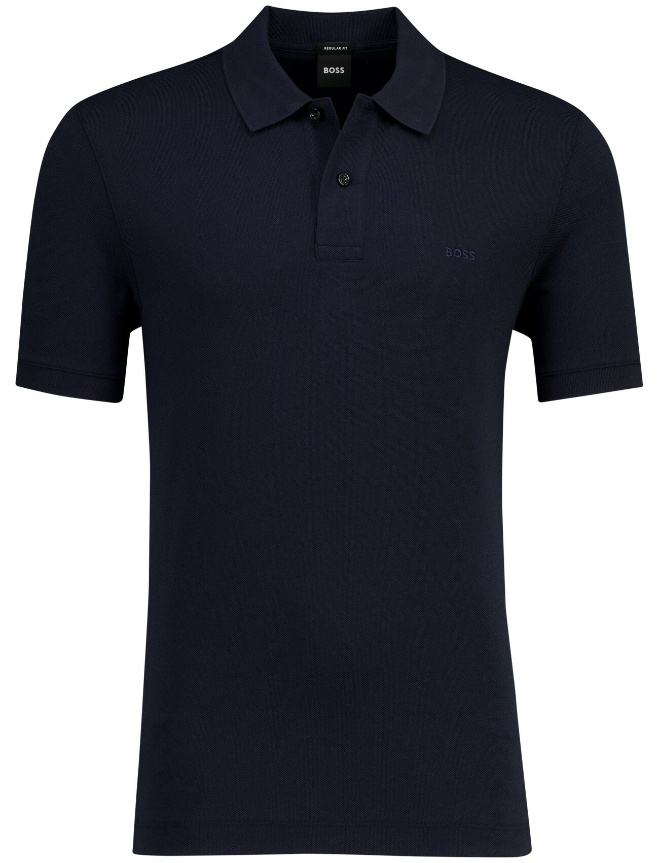 Donkerblauw poloshirt Boss Black Pallas korte mouwen