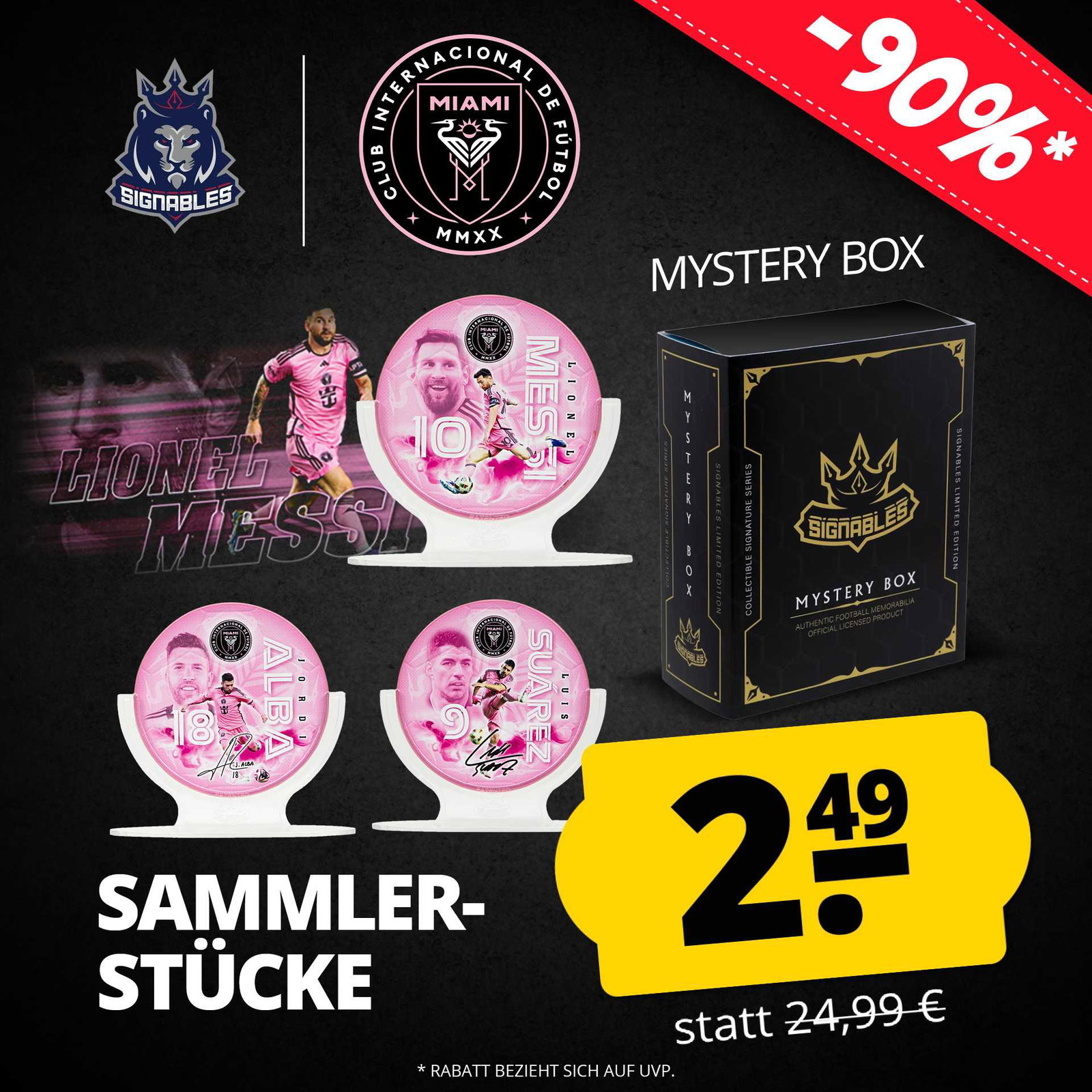 Signables Sammlerstücke