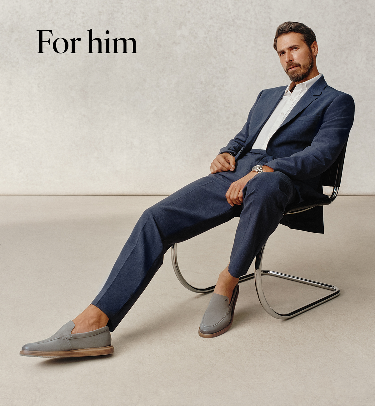 For him