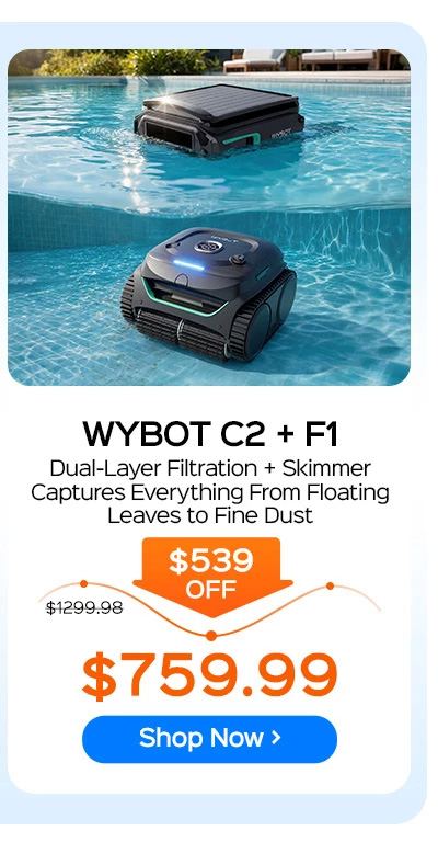 WYBOT Full Pool Solution Bundle-C2 & F1