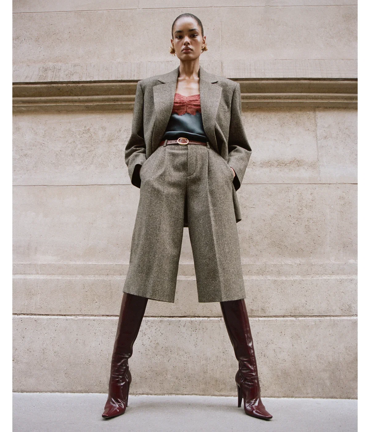 ANA wears SAINT LAURENT