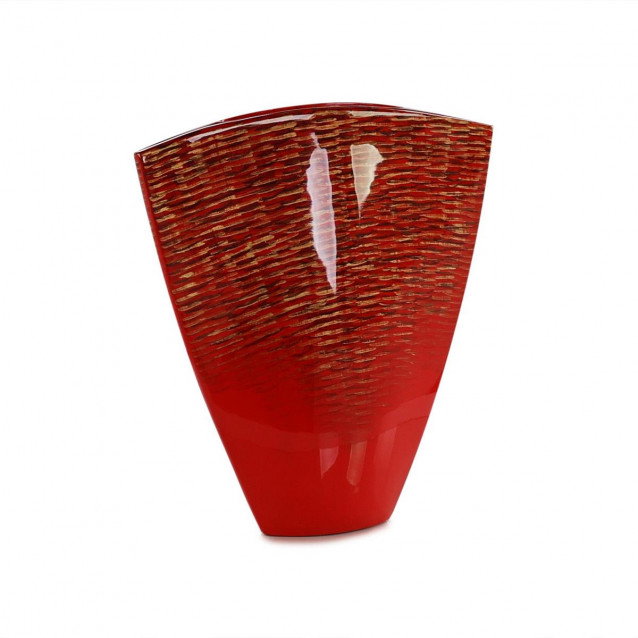Scarlet Scales Vase