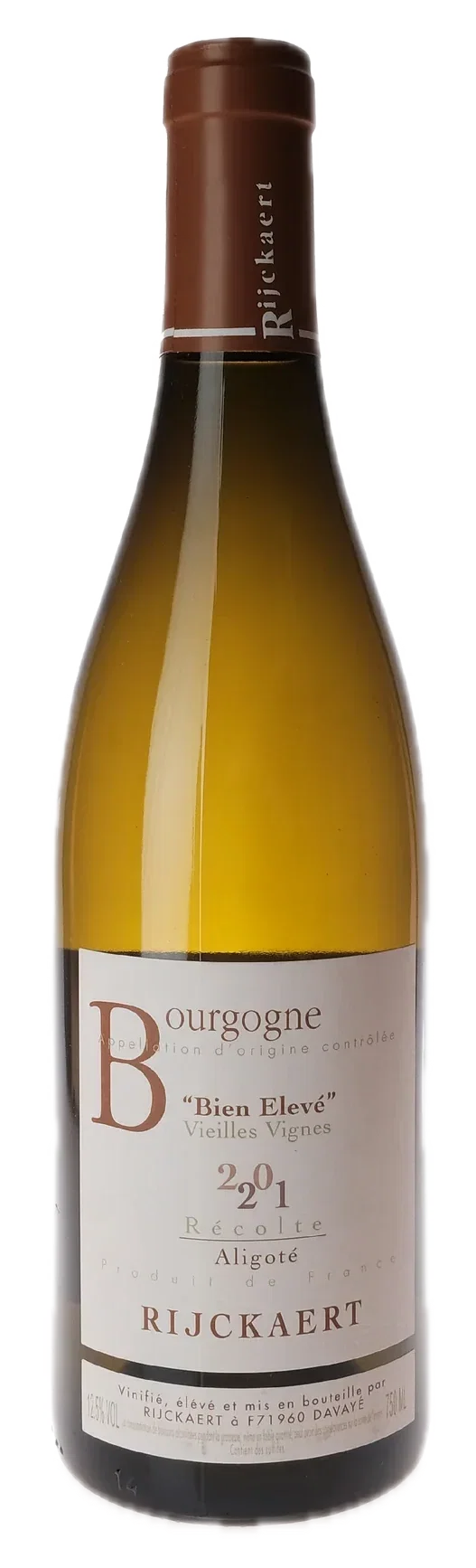 Domaine Rijckaert - Bourgogne Aligoté Bien Eleve Vieilles Vignes 2021