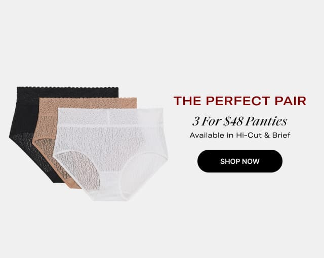 Shop High Bar Panties - 3 for $48