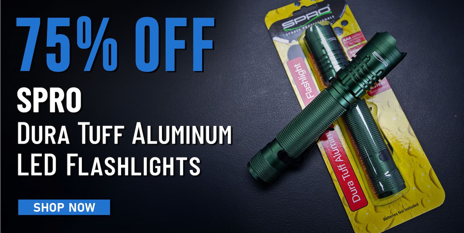75% Off SPRO Dura Tuff Aluminum LED Flashlights Shop Now