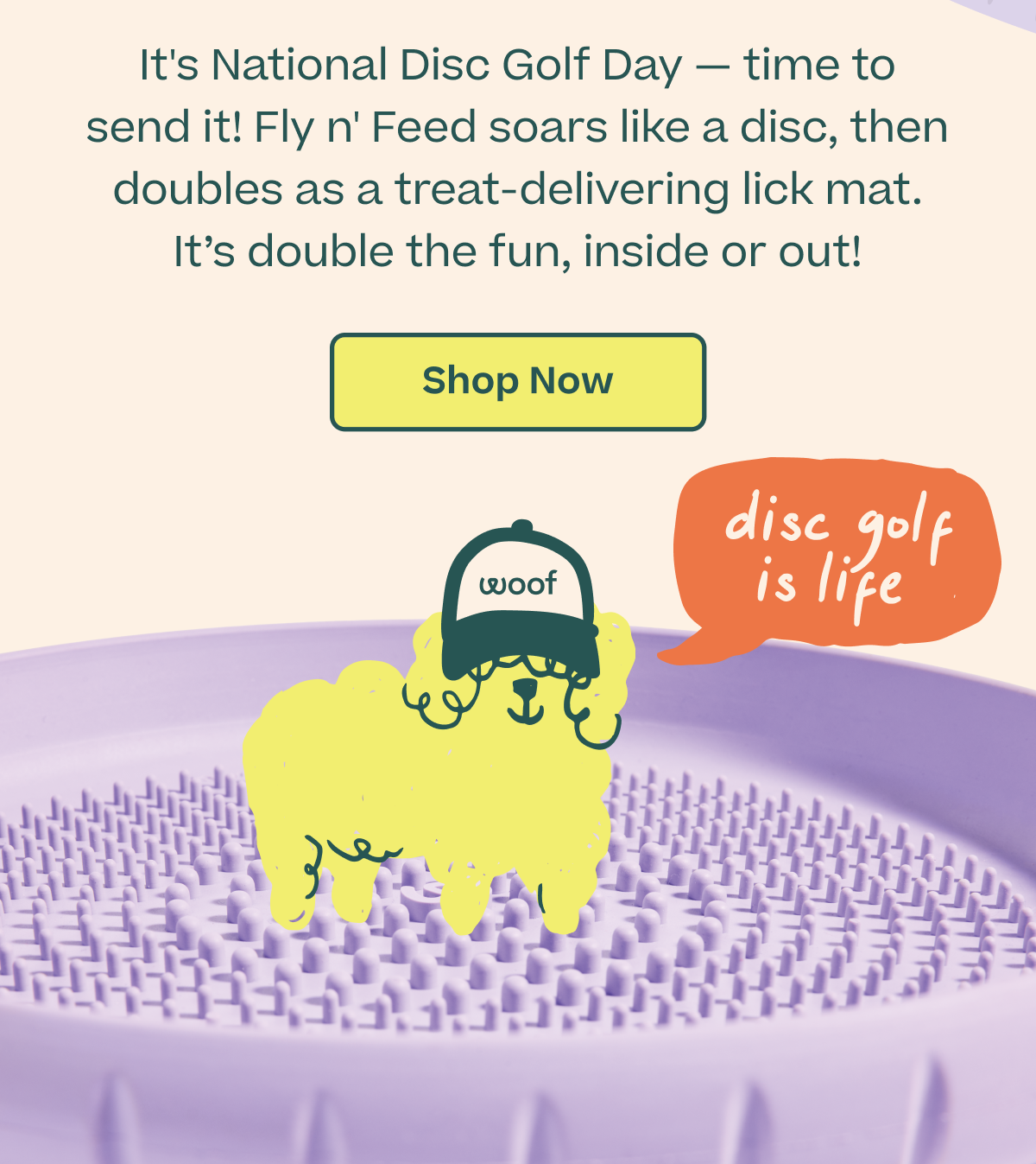 It's National Disc Golf Day! Time to send it. | Shop Fly n' Feed
