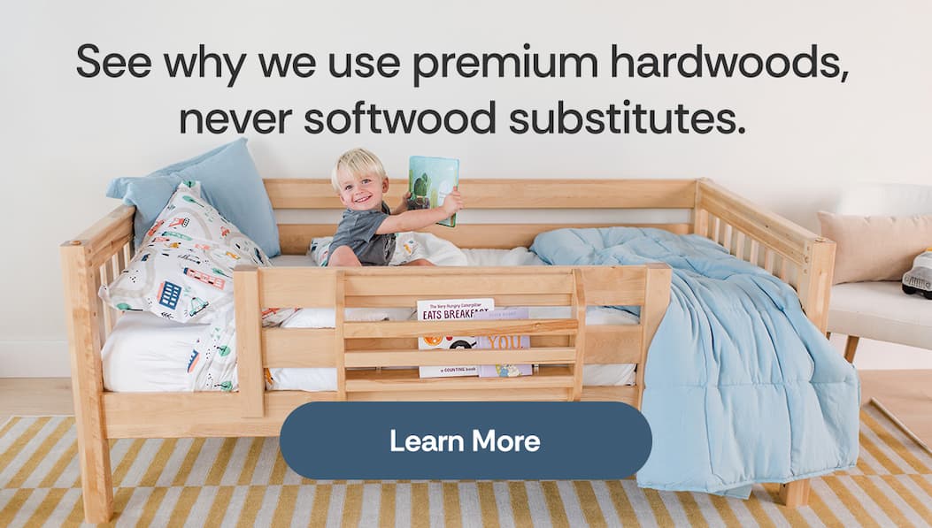 See why we use premium hardwoods, never softwood substitutes.