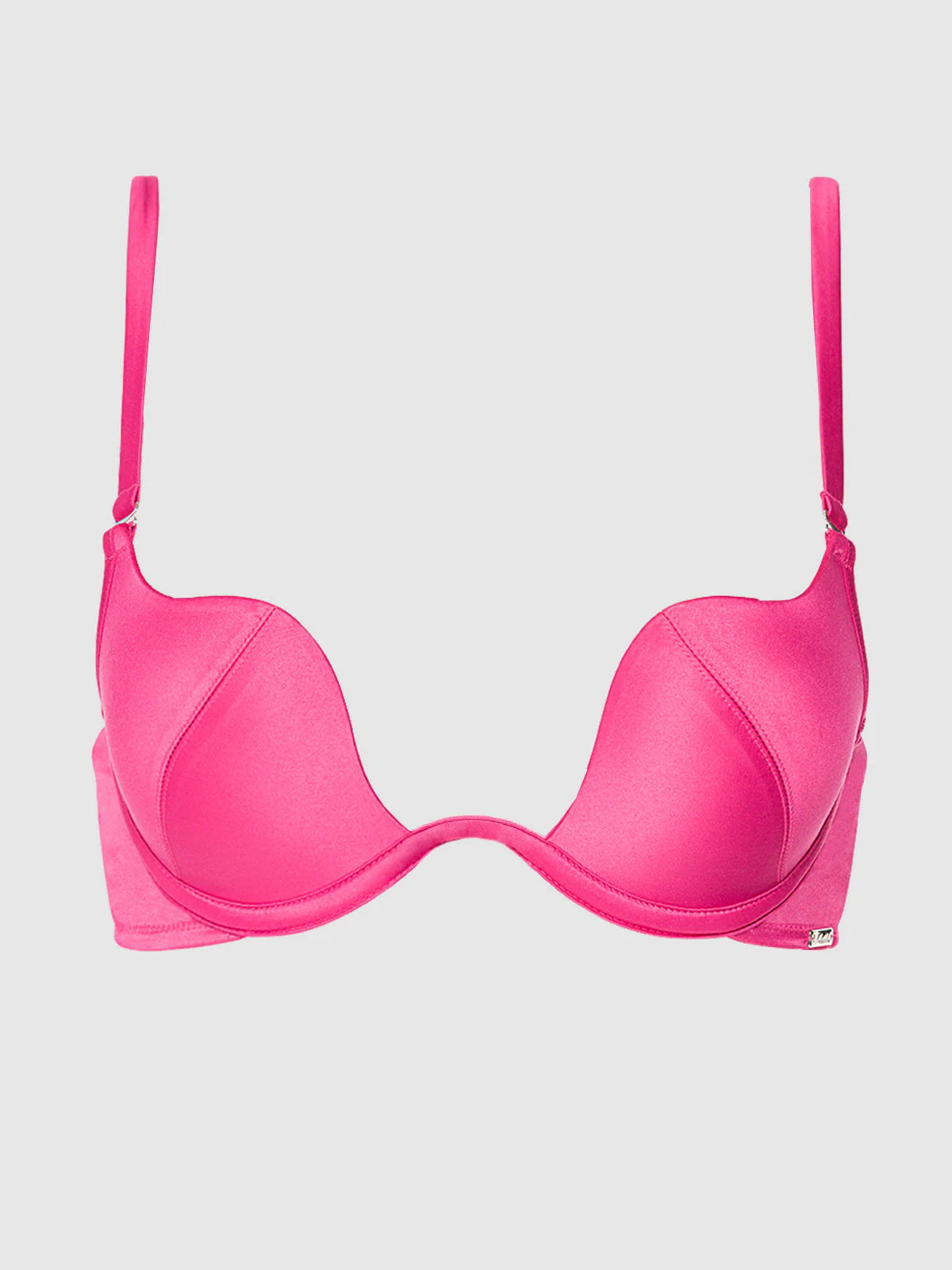 Rising Star Plunge Push Up Bra in Petra Satin