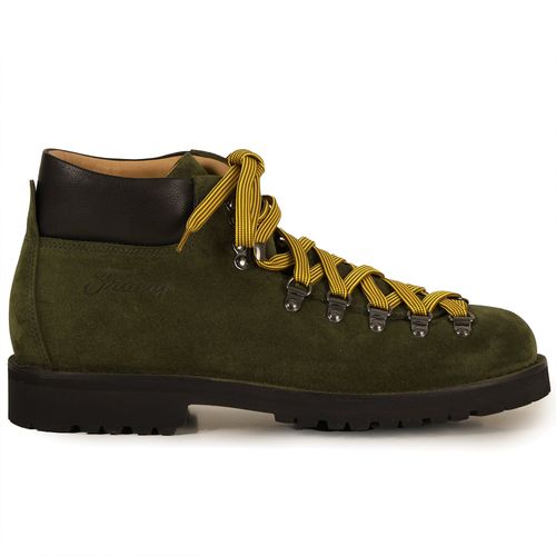 Fracap M128 Suede Boots - Green/Black