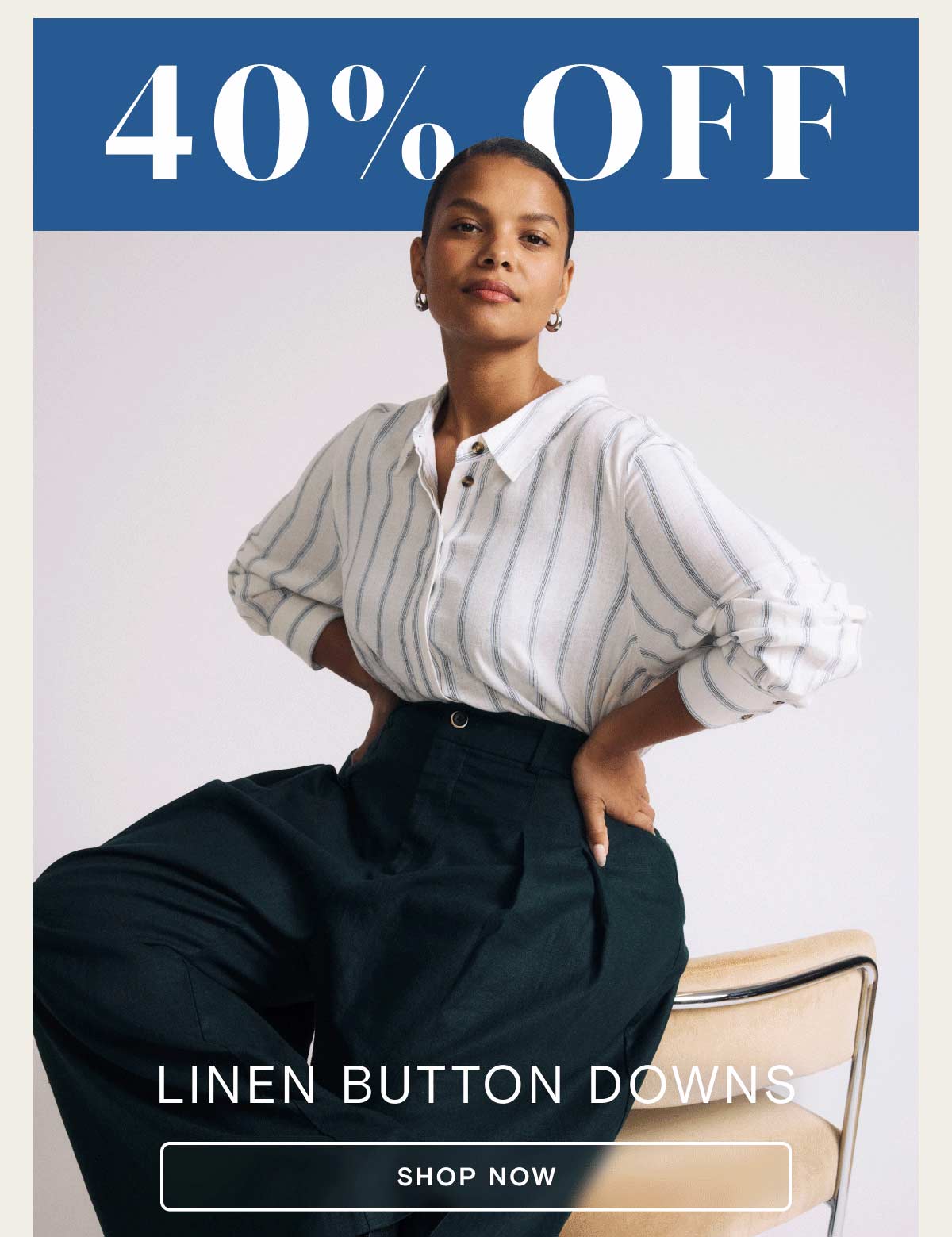 40% Off Linen Tops