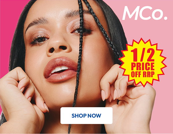 MCoBeauty range 1/2 price off RRP at Chemist Warehouse sale ends 5 August 2026