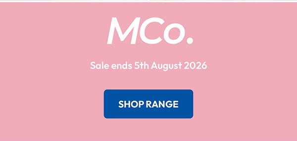 MCoBeauty range 1/2 price off RRP at Chemist Warehouse sale ends 5 August 2026