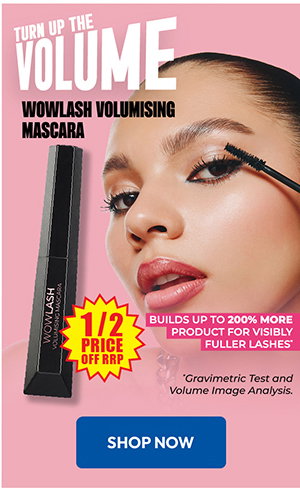 McoBeauty WowLash Volumising Mascara 1/2 price off RRP at Chemist Warehouse sale ends 5 August 2026